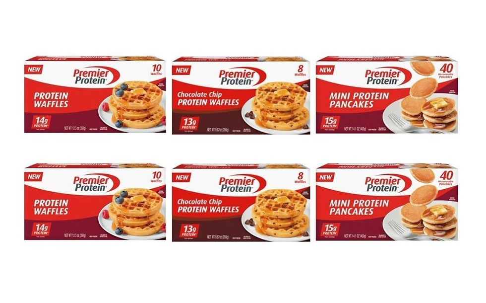 Premier Protein launches frozen waffles and mini pancakes
