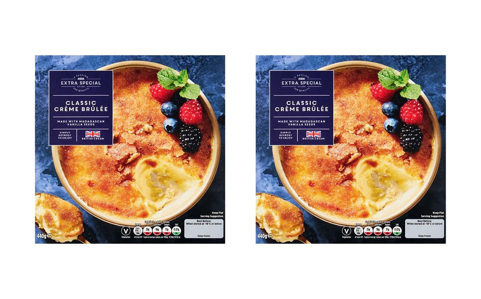 Asda introduces pre-caramelised frozen crème brûlée in UK ‘supermarket first’ 