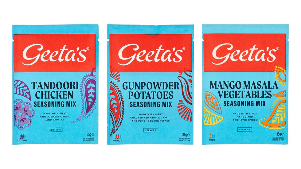 Geeta’s expands Indian flavour range with three new mixes