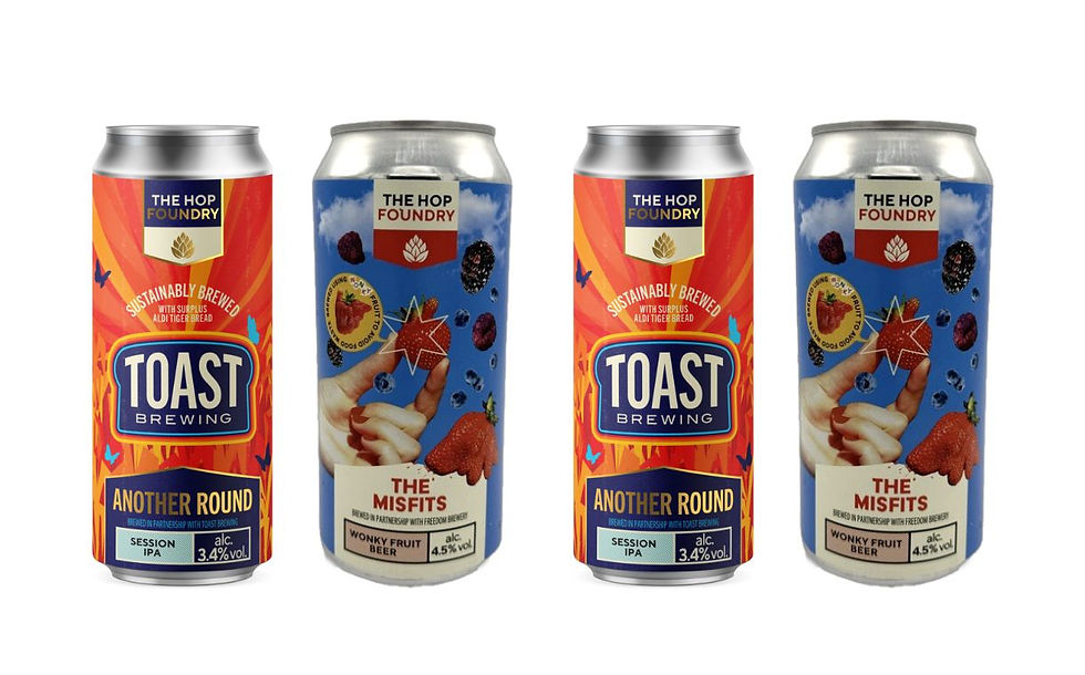 Aldi boosts sustainability with beers made from food waste