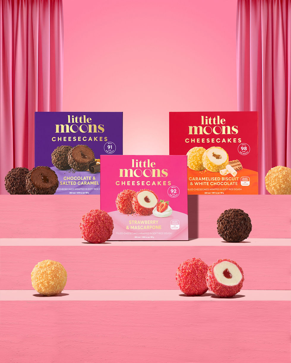 Little Moons shakes up dessert aisle with frozen cheesecake trio