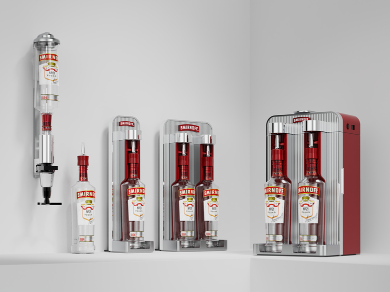Diageo trials circular keg and dispense system for spirits