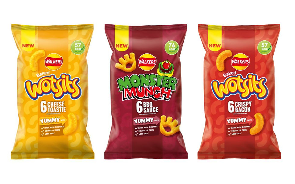 Walkers introduces non-HFSS Wotsits and Monster Munch crisps