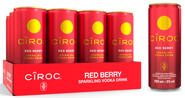 Cîroc expands RTD offering with Red Berry Vodka cans