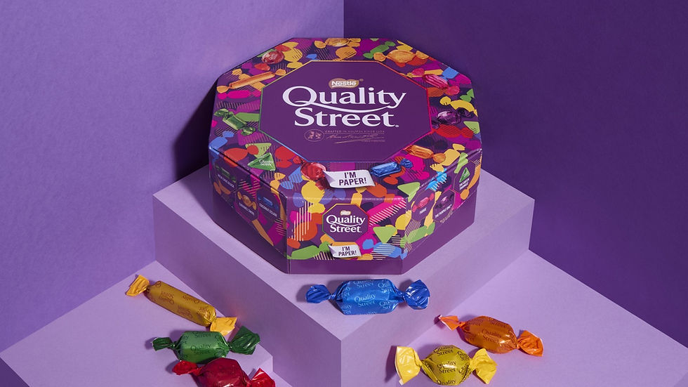 Nestlé to trial paper Quality Street tubs