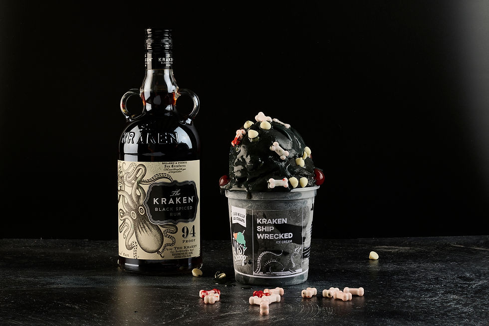 Tipsy Scoop partners with Kraken on latest alcohol-infused ice cream variety