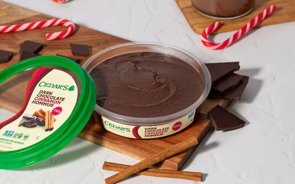 Cedar’s Foods introduces dark chocolate cinnamon hummus 