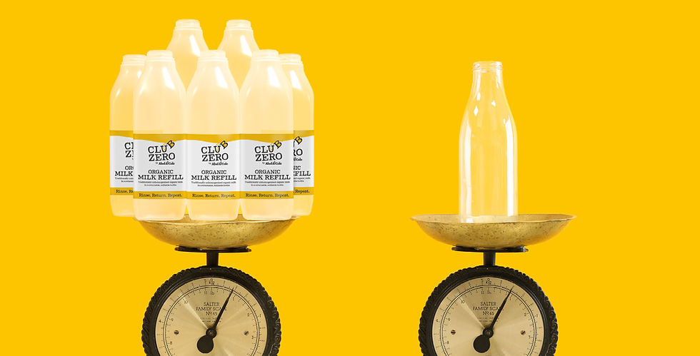 Berry partners with Abel & Cole on lower-weight refillable milk bottles