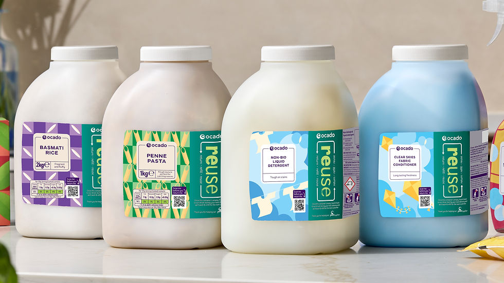Ocado partners with Refill Coalition UK to pilot new reusable packaging scheme