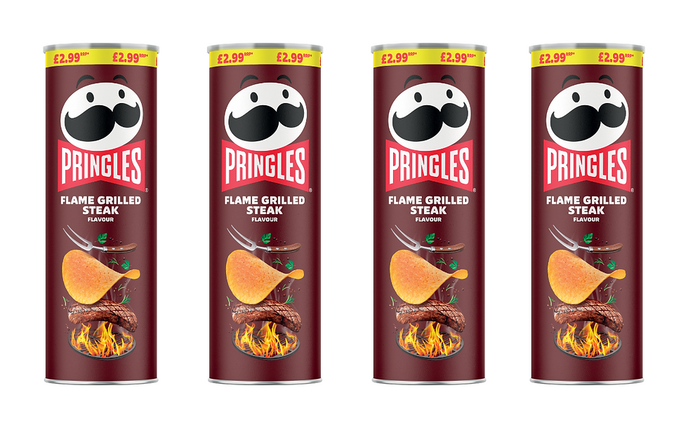 Pringles introduces Flame Grilled Steak flavour