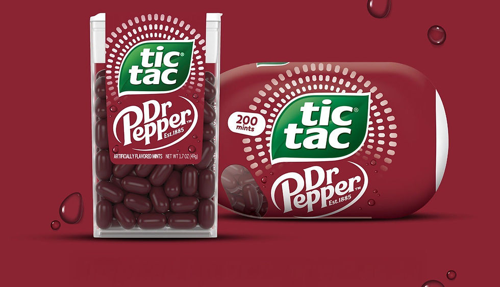 Ferrero's Tic Tac partners with Dr Pepper on limited-edition mint