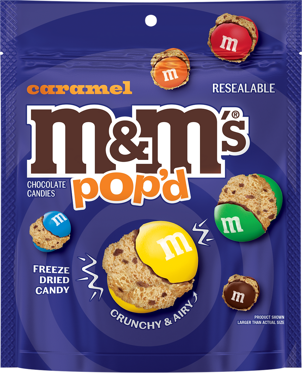 Mars Wrigley launches M&M'S Pop'd Caramel to capitalise on freeze-dried candy trend
