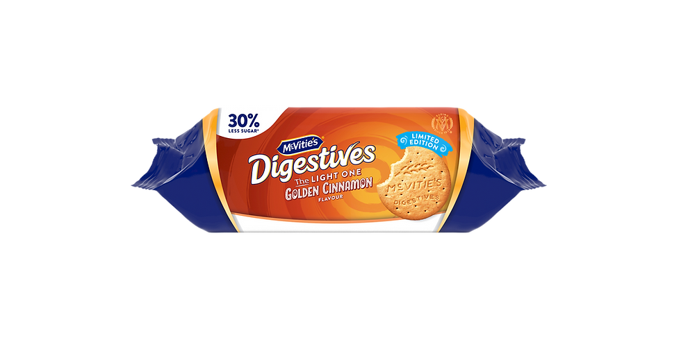 Pladis adds to McVitie’s Digestives line with limited-edition Golden Cinnamon flavour