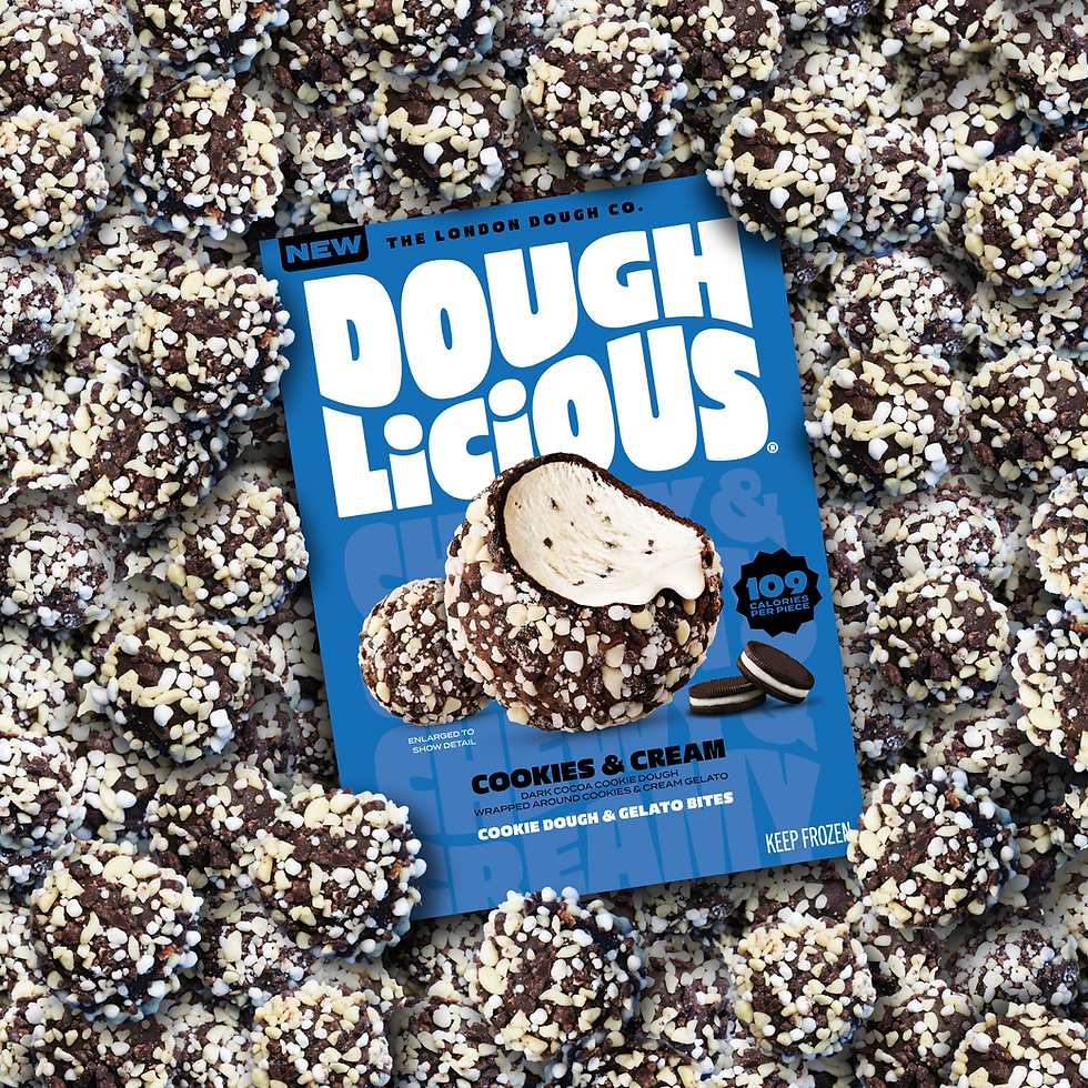 Doughlicious expands frozen snack offerings with Cookie Dough & Gelato Bites