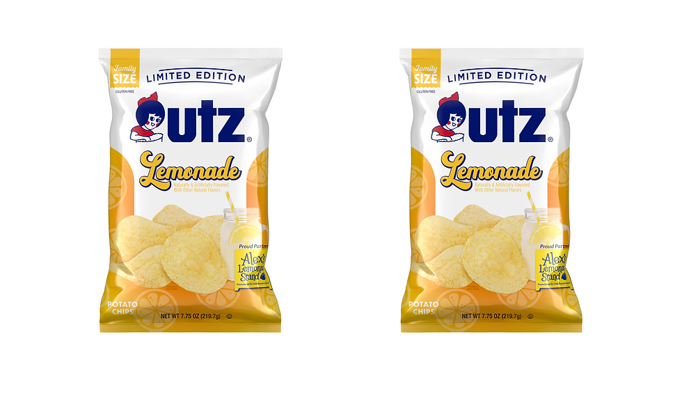 Utz launches limited-edition lemonade potato chips