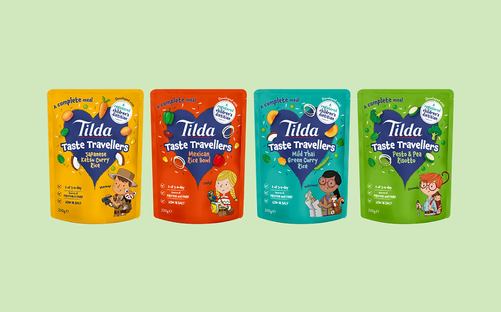 Tilda enters kids’ food market with new rice-based meal range