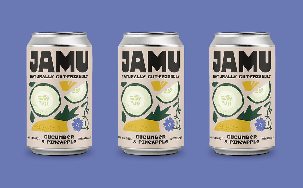 Jamu expands all-natural soda line with Cucumber & Pineapple flavour