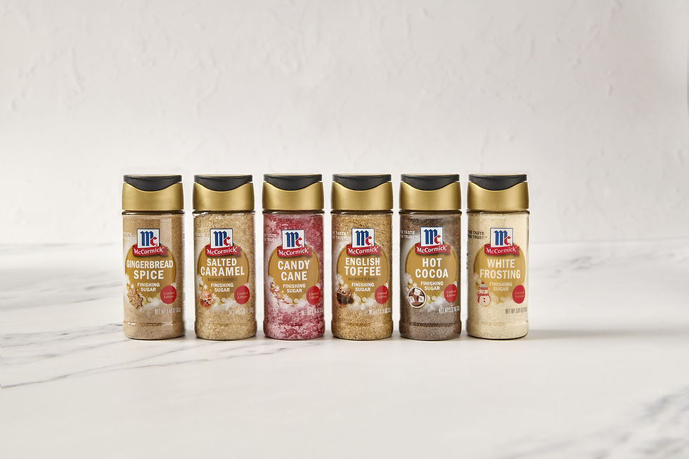McCormick introduces limited-edition finishing sugars for seasonal baking and beverages