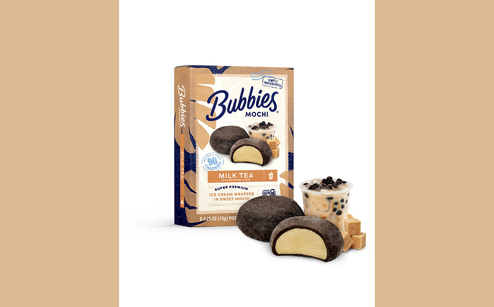 Bubbies releases Milk Tea Mochi Ice Cream flavour