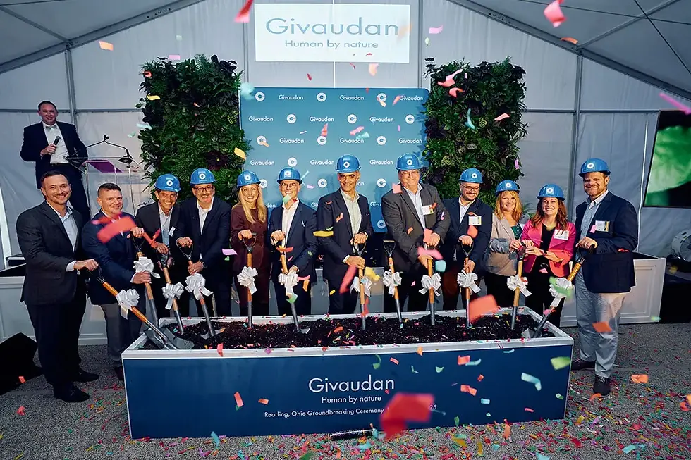 Givaudan expands footprint with production facility in Ohio, US