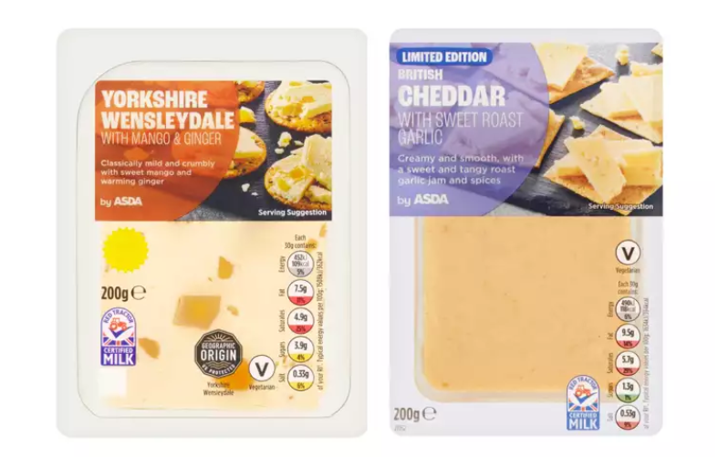 Asda expands flavoured cheese line