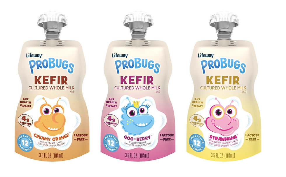 Lifeway Foods expands ProBugs kefir line with whole milk pouches