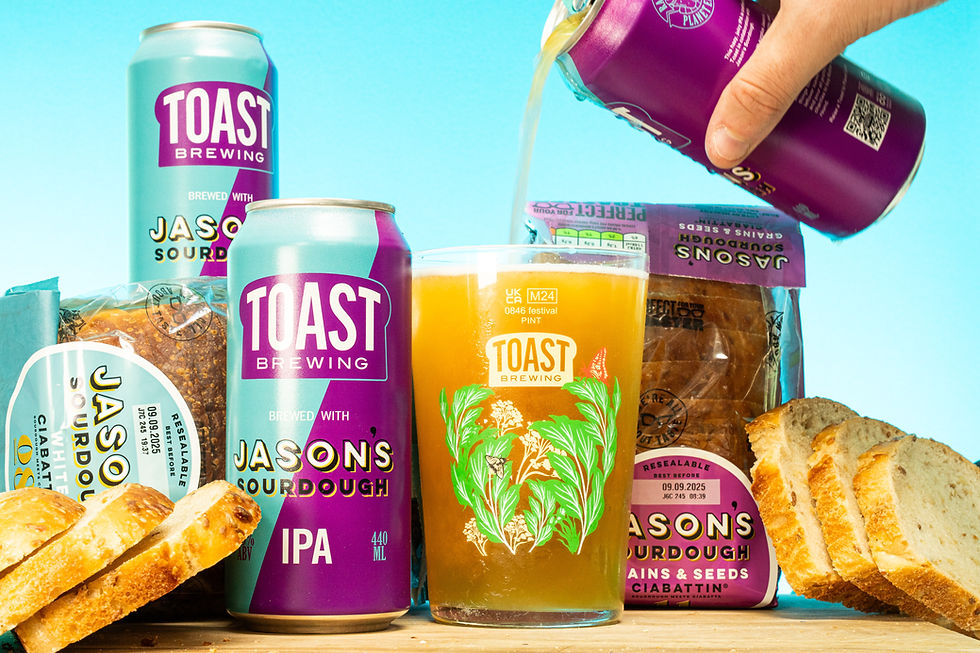 Toast Brewing and Jason's Sourdough collaborate to combat food waste with IPA
