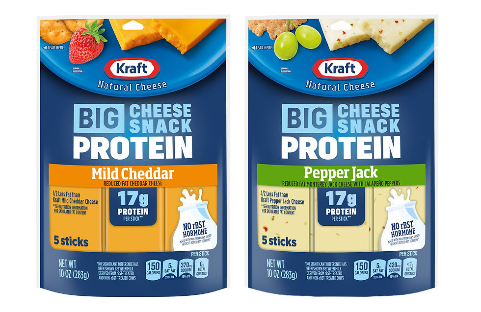Kraft Natural Cheese launches high-protein cheese sticks for on-the-go snack market
