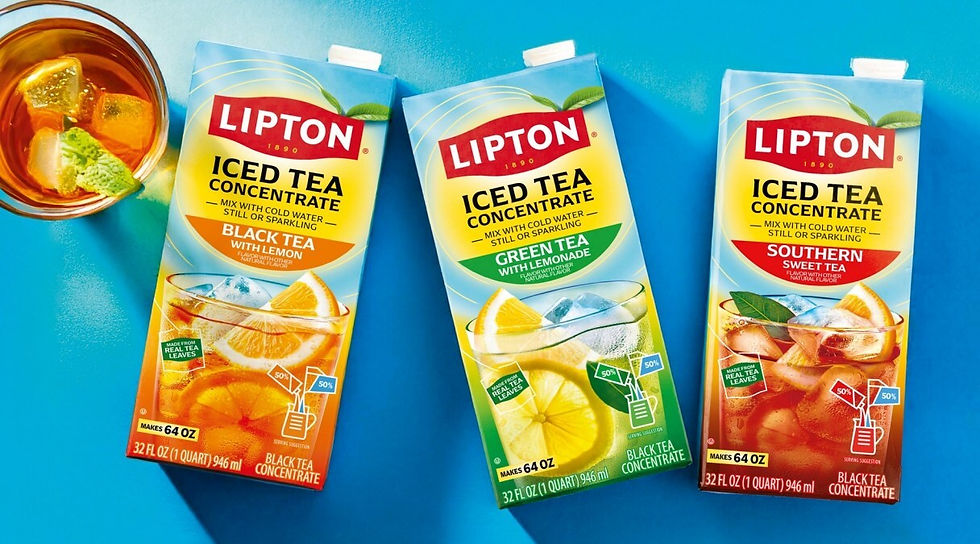 Lipton launches new tea innovations