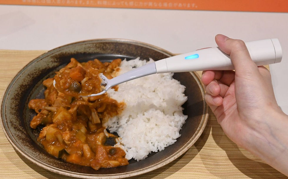 Kirin introduces electric spoon that enhances saltiness and umami flavour of foods