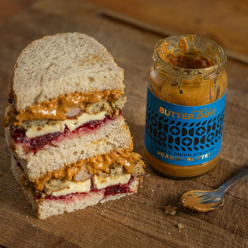 Butter Bike brings stuffing-inspired peanut butter to festive spreads category