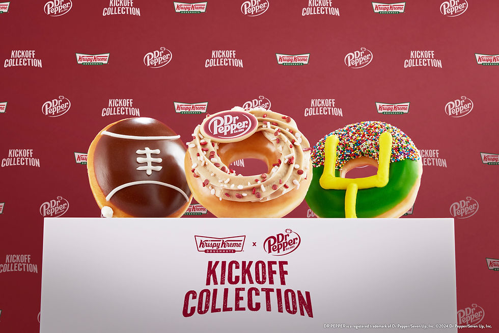 Krispy Kreme and Dr Pepper collaborate on doughnuts for US football season