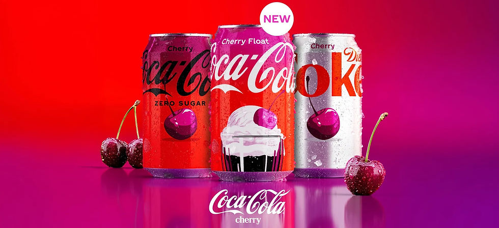 Coca-Cola bets on nostalgia and zero-sugar growth with expanded cherry-flavoured range