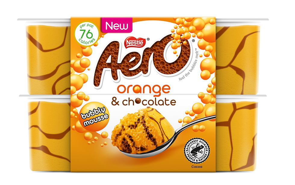 Lactalis Nestlé unveils zesty Aero Orange & Chocolate Mousse