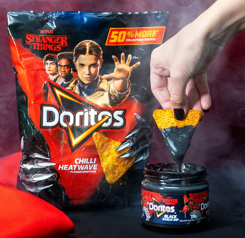 Doritos unveils limited-edition Black Garlic Dip ahead of Stranger Things season finale