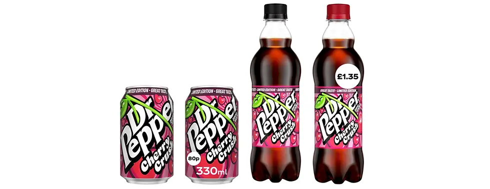CCEP launches Dr Pepper Zero Sugar Cherry Crush ahead of Valentine's Day
