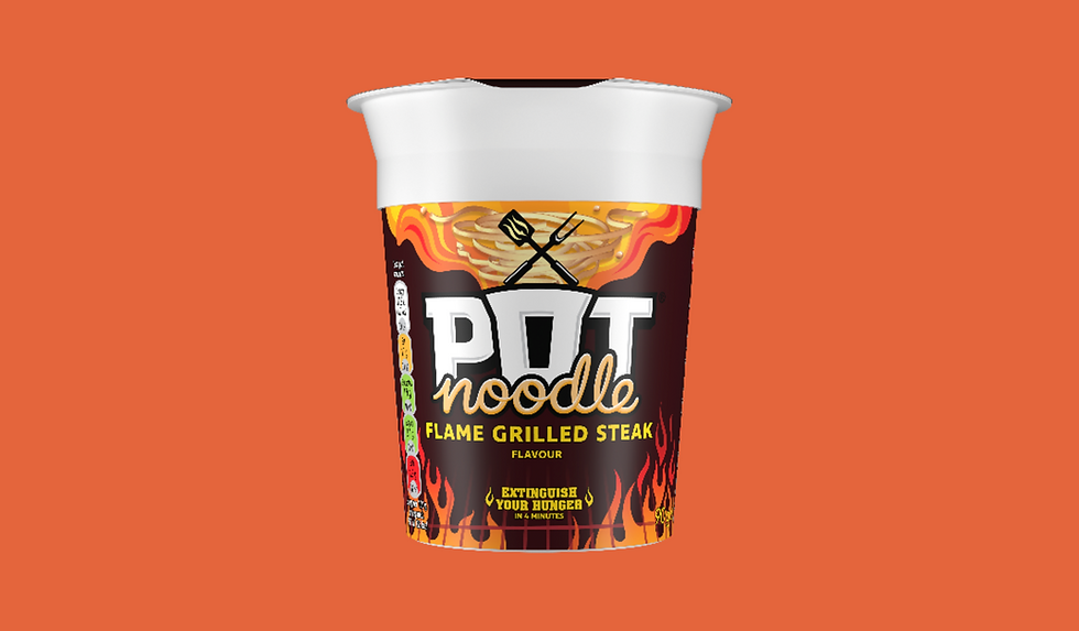 Pot Noodle launches Flame Grilled Steak flavour