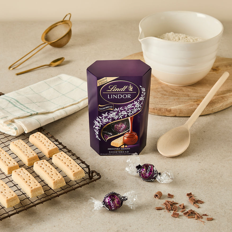 Lindt unveils limited-edition Lindor Shortbread Truffles for UK market