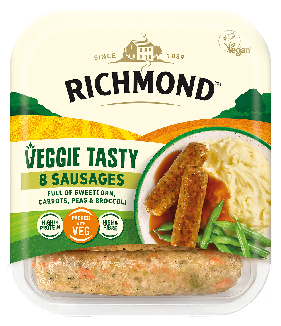 Richmond expands meat-free offering with launch of Veggie Tasty range