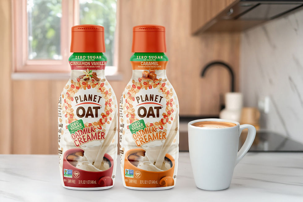 Planet Oat expands into zero-sugar oat milk coffee creamers