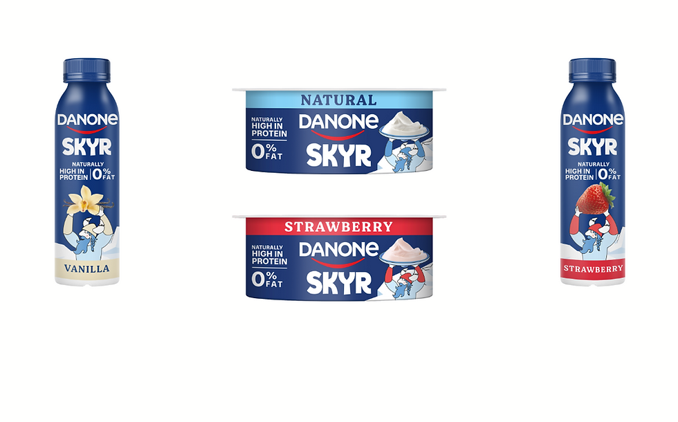 Danone launches new skyr yogurt range in the UK