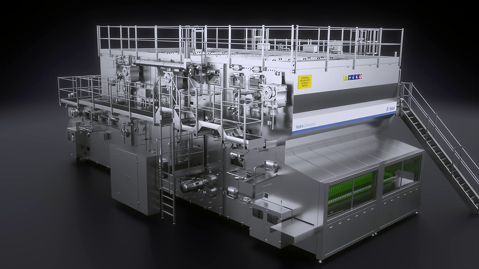 Sidel launches Hydra Ultrasonic bottle washer to enhance beverage production