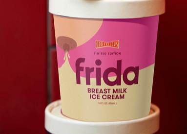 Frida teams up with OddFellows to launch limited-edition Breast Milk Ice Cream 