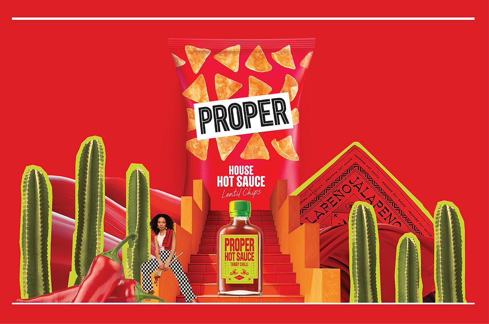 UK snack brand Proper launches House Hot Sauce Lentil Chips amid spicy snacking boom