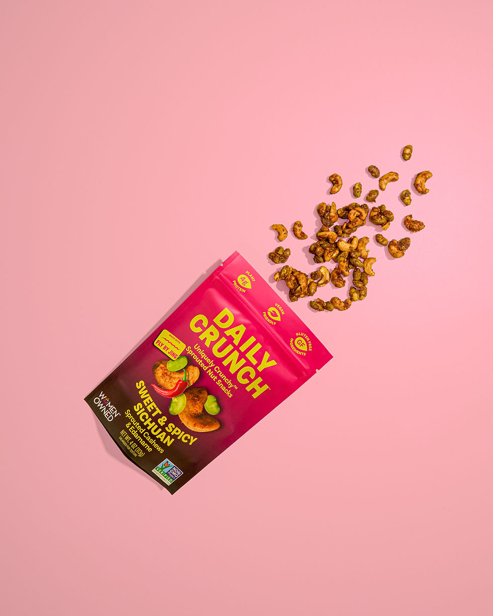 Daily Crunch partners with Fly By Jing to launch Sweet & Spicy Sichuan Cashews