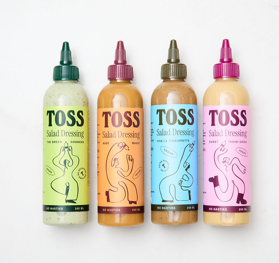 Toss aims to disrupt the salad dressing market with new line