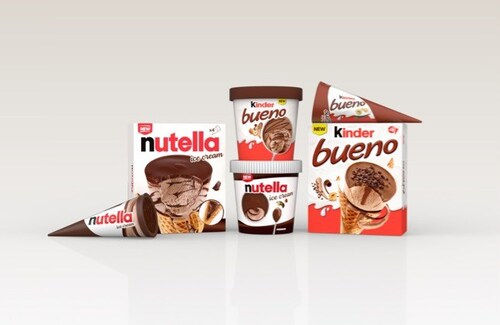 Wells Enterprises to launch Nutella Ice Cream and Kinder Bueno Frozen Dessert