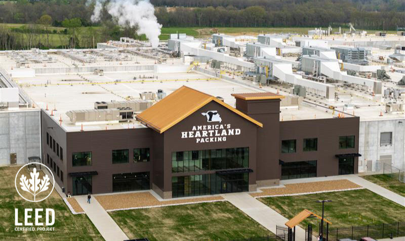 World’s first LEED-certified beef harvest facility opens for American Foods Group