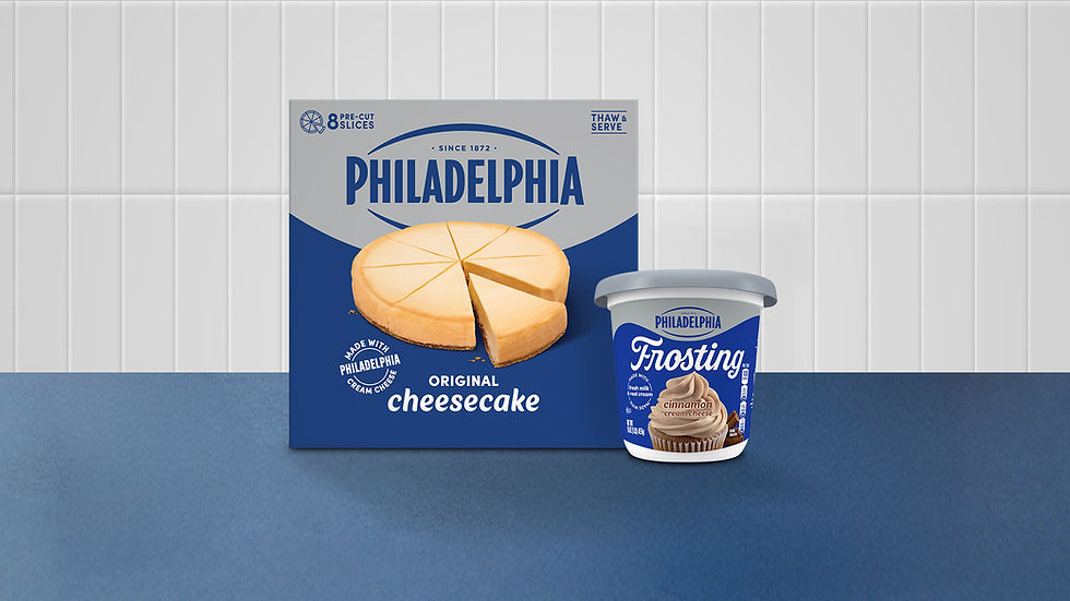 Philadelphia taps into festive season with Frozen Cheesecake and Cinnamon Frosting