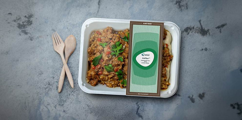 Amcor teams up with Metsä Group and G Mondini on new fibre-based tray system